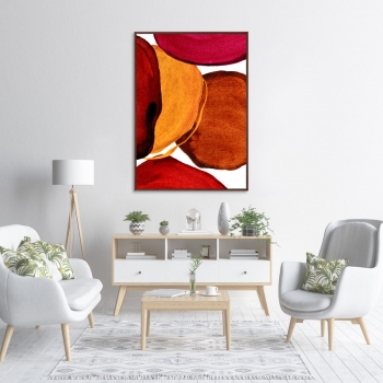 Постер на холсте Forms and colors 75X105 CM