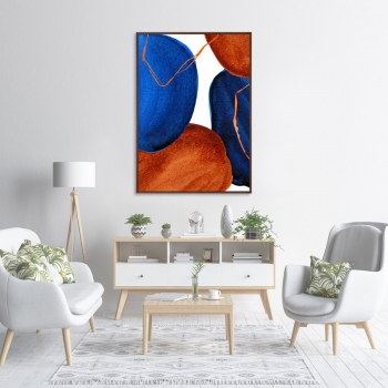 Постер на холсте Forms and colors 75X105 CM