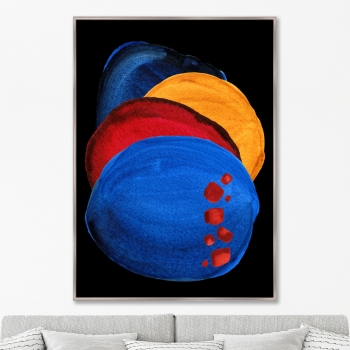 Постер на холсте Forms and colors 75X105 CM