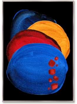 Постер на холсте Forms and colors 75X105 CM