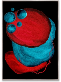 Постер на холсте Forms and colors 75X105 CM