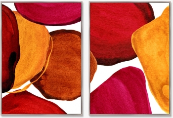Диптих Forms and colors composition No39 75X105 / 75X105 CM