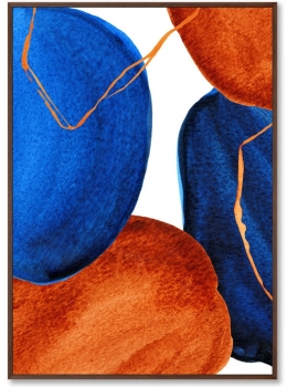 Диптих Forms and colors composition No41 75X105 / 75X105 CM