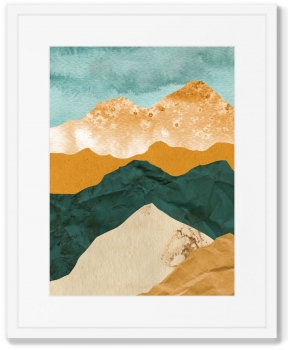 Набор из двух постеров Layered mountains 42X52 / 42X52 CM