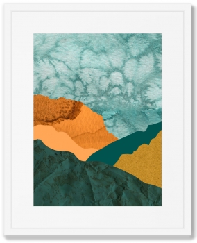 Набор из двух постеров Layered mountains 42X52 / 42X52 CM