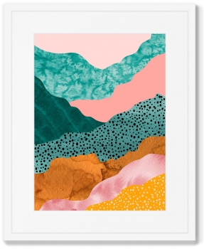 Набор из двух постеров Layered mountains 42X52 / 42X52 CM