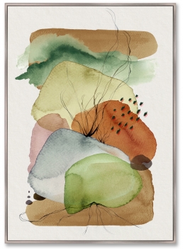 Репродукция на холсте Rain cloud over mountain 75X105 CM
