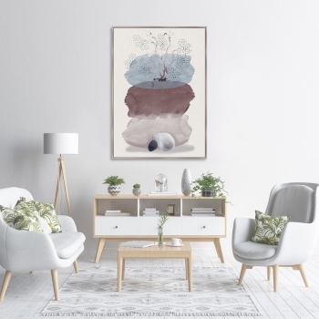 Репродукция на холсте The birth of Life 75X105 CM