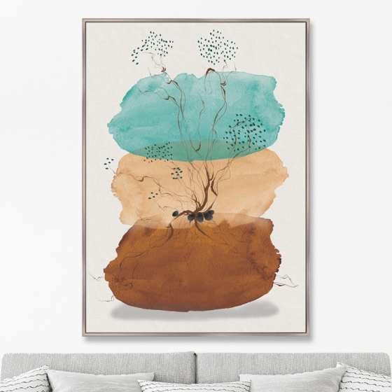 Репродукция на холсте The birth of Life 75X105 CM 2