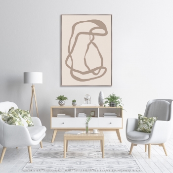 Репродукция на холсте The Ball chair 75X105 CM