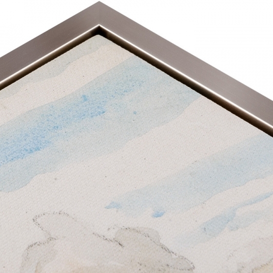 Репродукция на холсте Curtain silhouette 75X105 CM 5