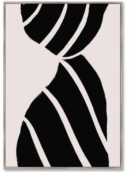 Репродукция на холсте Curtain silhouette 75X105 CM 1