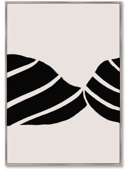 Репродукция на холсте Curtain silhouette 75X105 CM