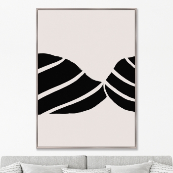 Репродукция на холсте Curtain silhouette 75X105 CM