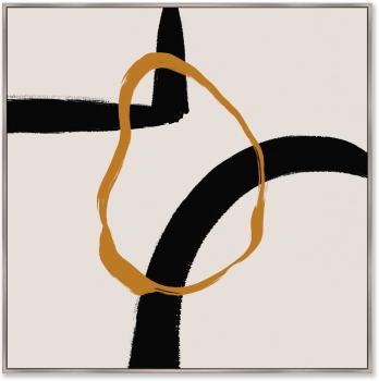 Репродукция на холсте Geometry of love 105X105 CM