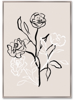 Репродукция на холсте No words needed just roses 75X105 CM