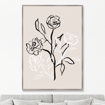 Репродукция на холсте No words needed just roses 75X105 CM