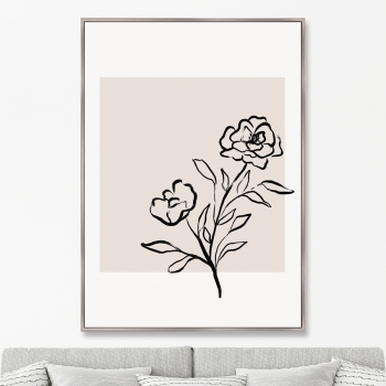 Репродукция на холсте No words needed just roses 75X105 CM