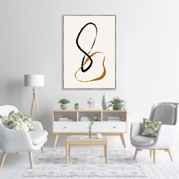 Репродукция картины на холсте Spinners 75X105 CM