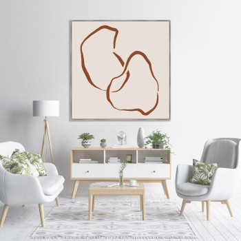 Репродукция на холсте The Lightness of Being 105X105 CM