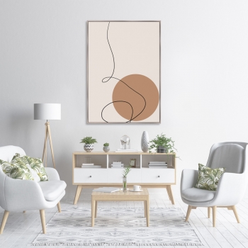 Репродукция на холсте The Sun goes down 75X105 CM
