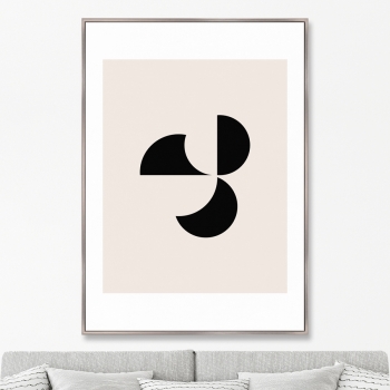 Репродукция на холсте Three dimensions of core 75X105 CM