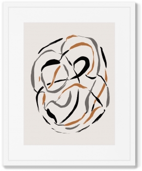 Комплект из двух постеров Calligraphic love 42X52 / 42X52 CM
