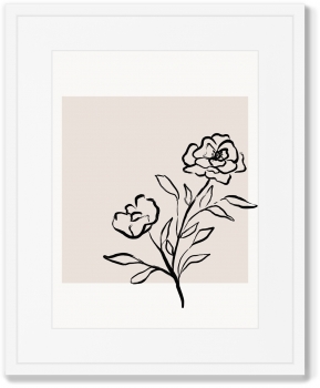 Комплект из двух постеров Grace of Flora 42X52 / 42X52 CM