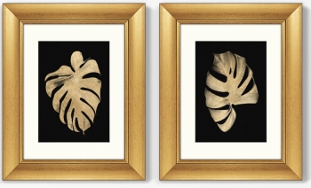 Диптих Golden leaves 41X51 / 41X51 CM