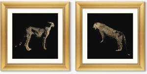 Набор двух постеров The Golden Cats 61X61 / 61X61 CM