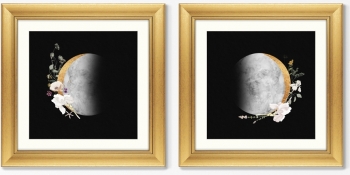 Диптих Lunar composition No3 61X61 / 61X61 CM