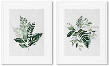 Диптих Floral set in pale shades No1 42X52 / 42X52 CM