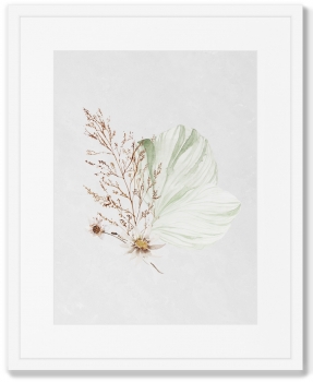 Диптих Floral set in pale shades No3 42X52 / 42X52 CM