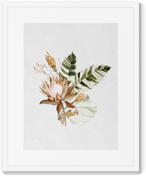 Набор двух постеров Floral set in pale shades 42X52 / 42X52 CM