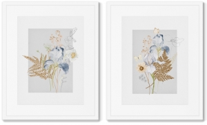 Набор двух постеров Floral set in pale shades 42X52 / 42X52 CM