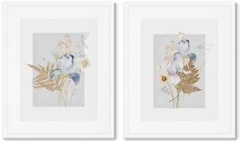 Набор двух постеров Floral set in pale shades 42X52 / 42X52 CM