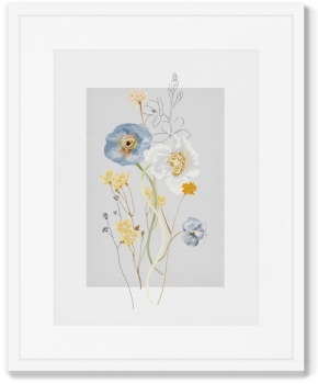 Диптих Floral set in pale shades No8 42X52 / 42X52 CM