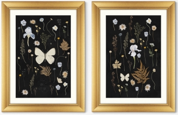 Диптих Flower herbarium No2 61X81 / 61X81 CM
