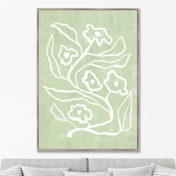 Репродукция на холсте Branches in color No2 75X105 CM