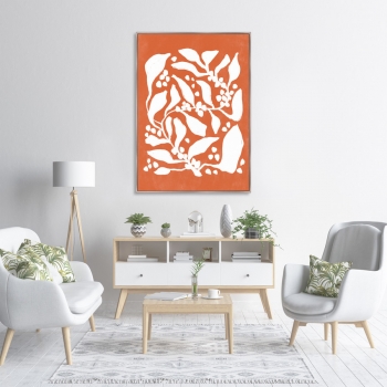 Репродукция картины на холсте Branches in color No3 75X105 CM