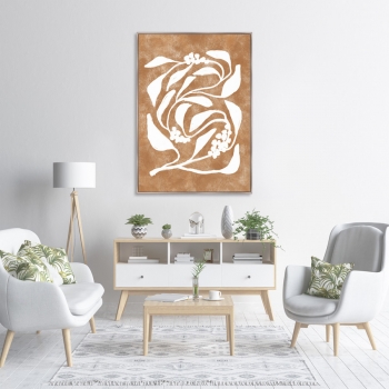 Репродукция на холсте Branches in color No5 75X105 CM
