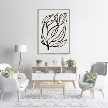 Репродукция на холсте Branches in color No8 75X105 CM