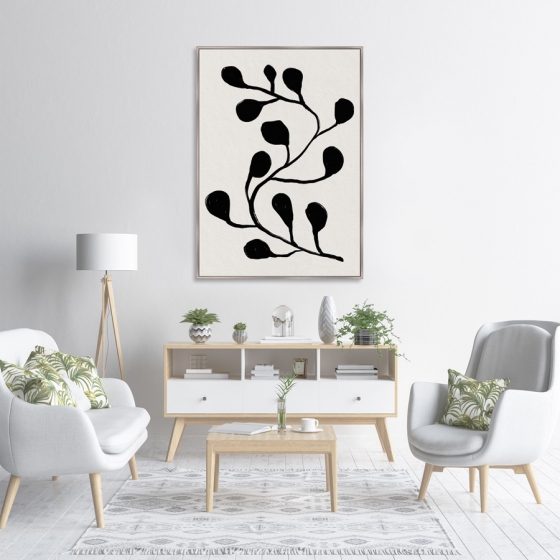 Репродукция на холсте Branches in color No9 75X105 CM 3