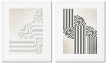 Диптих The Play of Forms No1 42X52 / 42X52 CM