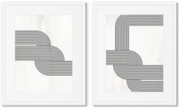 Диптих The Play of Forms No2 42X52 / 42X52 CM