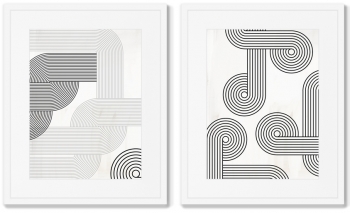 Диптих The Play of Forms No4 42X52 / 42X52 CM