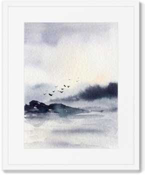 Диптих Earlier winter morning 42X52 / 42X52 CM