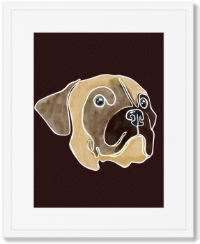 Диптих Happy dogs No2 42X52 / 42X52 CM