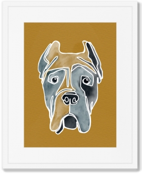 Набор постеров Happy dogs No4 42X52 / 42X52 / 42X52 / 42X52 CM