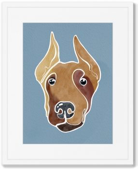 Набор постеров Happy dogs No4 42X52 / 42X52 / 42X52 / 42X52 CM